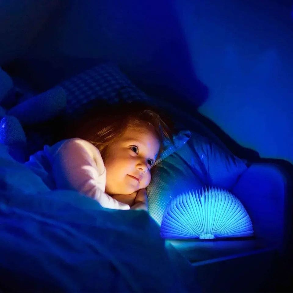 LED Wooden Book Lamp, 3D Folding Wooden Book Lamp, Multicolor Colors Folding Night Light, USB Recharge Wooden Book Light Decor, Book Light for Bedroom LED Wooden Book Lamp, 3D Folding Wooden Book Lamp, Multicolor Colors Folding Night Light, USB Recharge Wooden Book Light Decor, Book Light for Bedroom